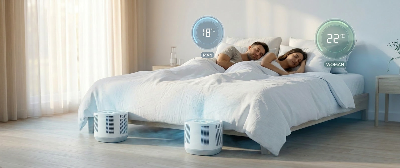 Cooling mattress pad